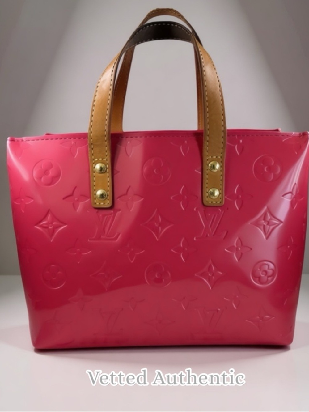 Louis Vuitton Vernis Reade PM Pomme D’Amour Patent Tote
